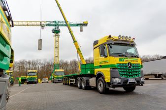 Neu bei der HKV: Hofturmdrehkran Terex CTT 472-20